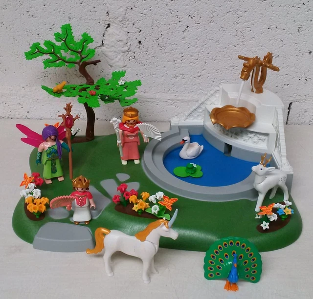 Figurine Playmobil : Chevreuil Aux Cornes Dorées - Modèle 5370 (monde Féerique) - Occasion