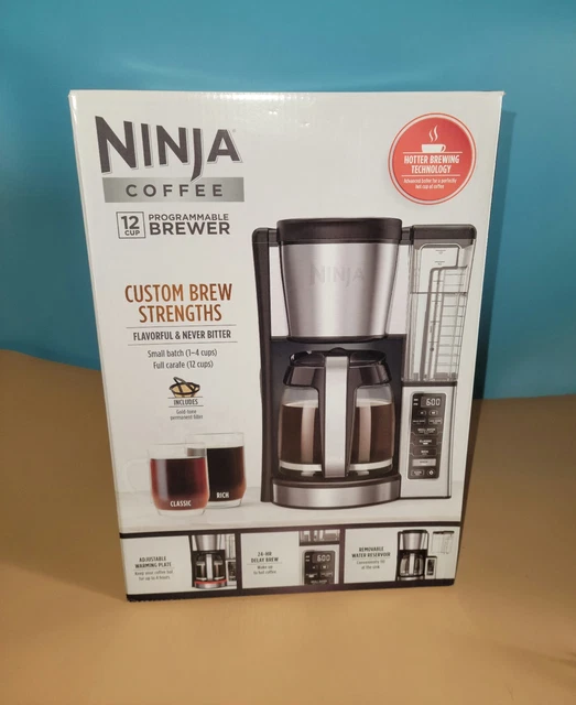NINJA CE251 12CUP Programmable Brewer Coffee Maker Silver 55.00