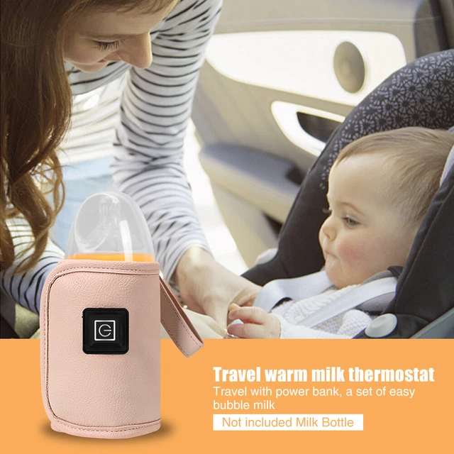 Baby Feeding USB Heating Milk Bottle Warmer Insulation Adjustable Temperature