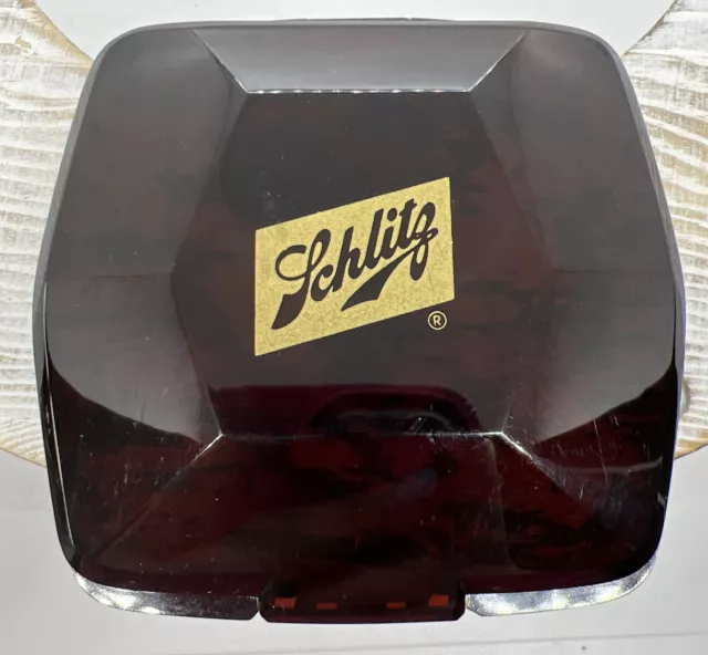 SCHLITZ Advertising Makeup Compact Mirror BEER Brewiana COLLECTORS