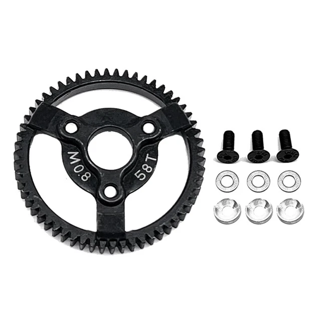 Hardened Steel 46T 50T 52T 54T M1 Spur Gear for Traxxas Maxx 1/10 E-REVO 2.0 VXL