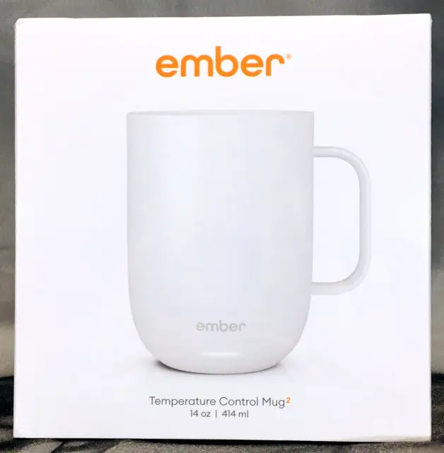 WHITE  14 oz  EMBER  Smart Mug²    Temperature Control App Controlled New Sealed