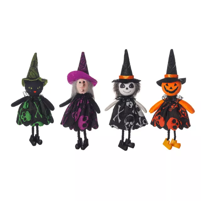 Halloween Witch Doll Home Party Ornamento Da Appendere Oggetti Di Scena A