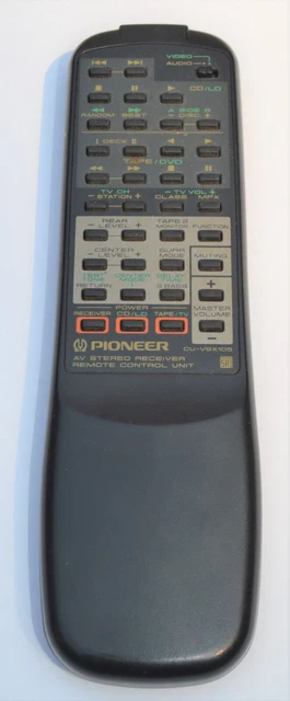 Pioneer CU-VSX105 Remote Control VSX406 VSX305, HTP200 VSX405 HTP101 HTP100