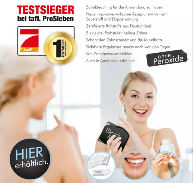 Bleaching-Streifen Bleaching Set OHNE PEROXID Zahnweiß-Streifen TOP QUALI 3