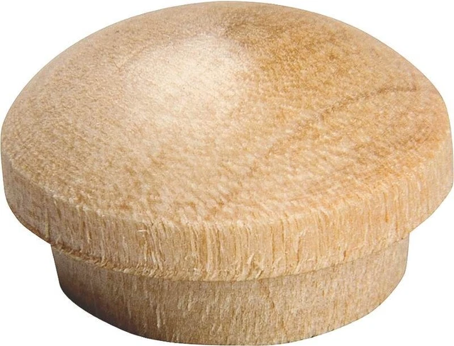 Plug Screwhole Btn 1/4in Oak,No 8400.25 OAK CS,  Waddell Manufacturing