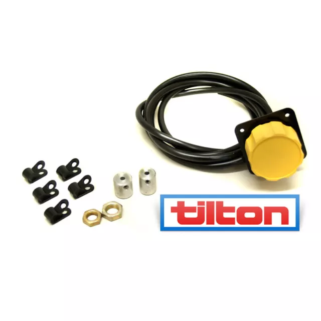 Tilton Standard Remote Brake Bias Cable Adjuster to fit 3/8" & 7/16" Yellow