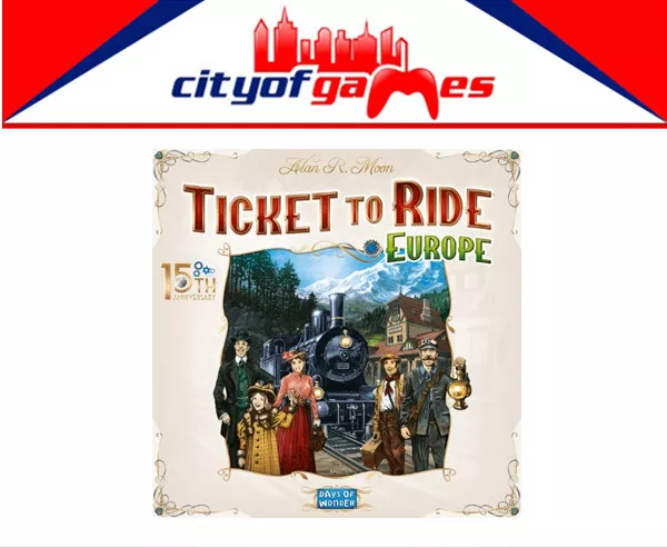 Ticket to Ride Europe 15th Anniversary Board Game Brand New In Stock