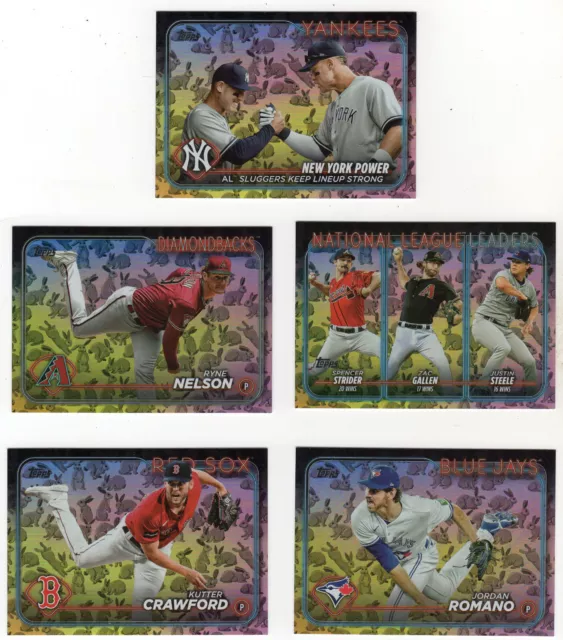 2024 TOPPS RABBIT Holiday Foil Variation Parallel Lot Of 20 Cards 39.