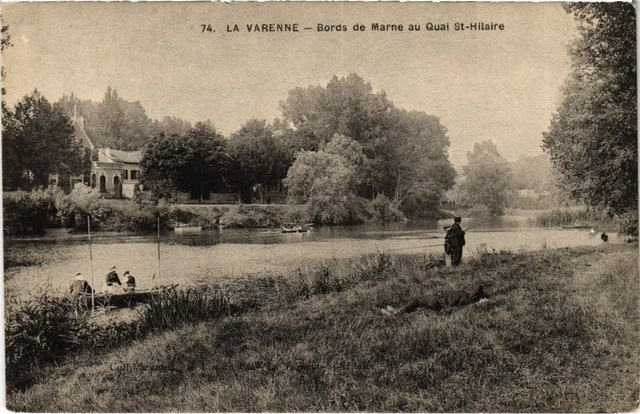CPA La Varenne Bords de Marne au Quai St-Hilaire FRANCE (1338858)