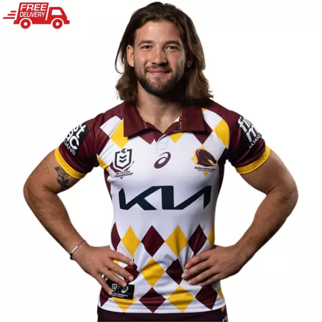 Brisbane Broncos Replica 2024 NRL Heritage Jersey - Free Postage