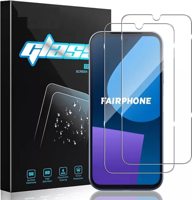 For Fairphone 5 Gorilla Tempered Glass Screen Guard TOUGH Protector