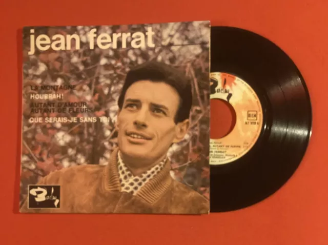 Jean Ferrat Montagne Hourrah Autant D’amour Serais Je 70729 Vg+ Vinyle 45T Ep