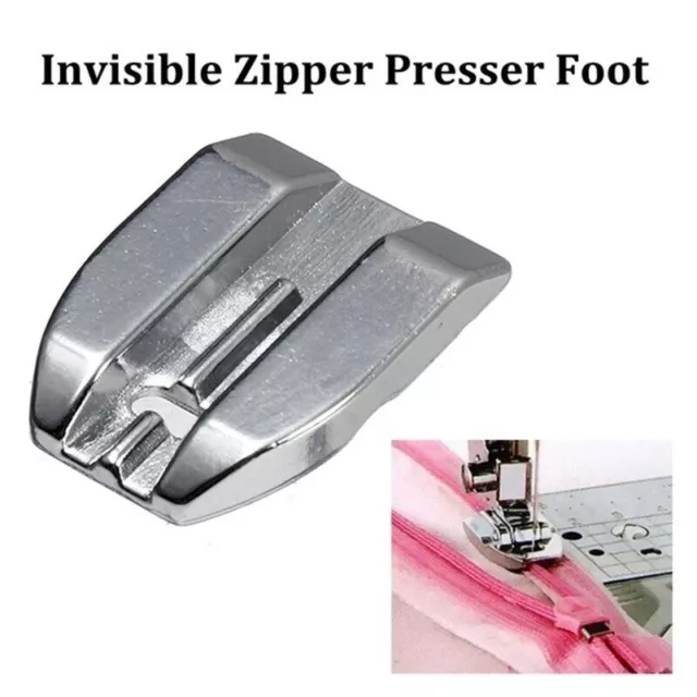 Concealed Invisible  Zipper  Presser Foot for Brother ,SINGER
