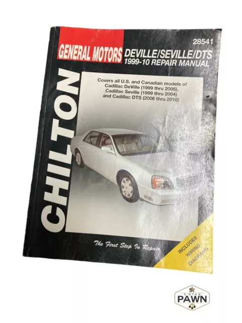 Chilton GM Cadillac Deville Seville DTS 1999-2005 Car Repair Manual  (FVS025866)