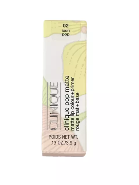 Clinique Pop Matte Lip Colour + Primer (02 Icon Pop)