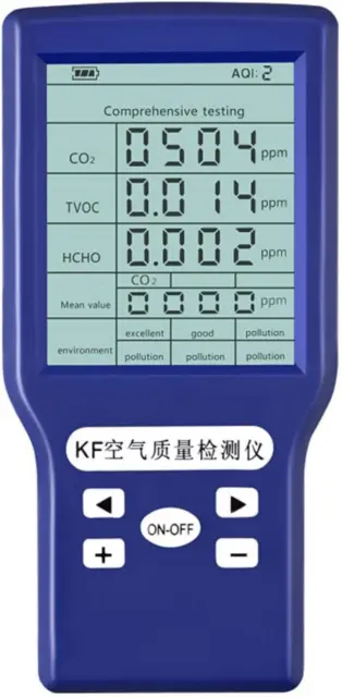 CO2 Monitor,Handheld Home Digital Gas Analyzer Monitor Air Quality Detector,Port
