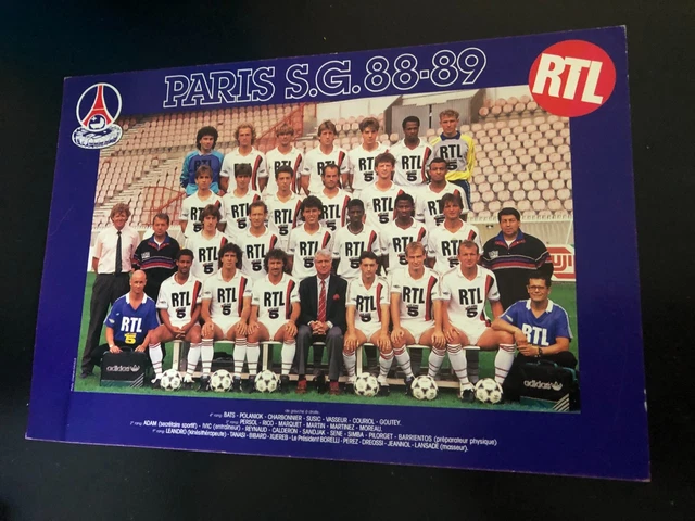 CAMISA RETRÔ PARIS SAINT GERMAIN (FRANÇA) 1990 / 1991 - UNIFORME 1 por