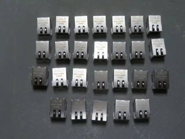 (26) Halo FastJack Single Port RJ45 Right Angle 10/100 BASE-TX Modular Jacks lot