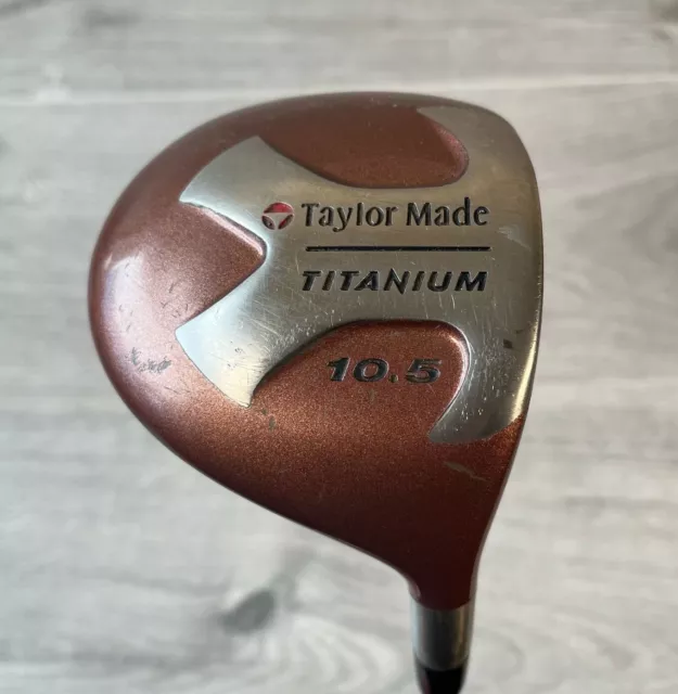 Club de golf Taylormade titanio para hombre 10,5 driver burbuja de grafito S-90 Plus