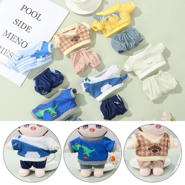 Shark Doll Accessories DIY Toy Clothes Casual Wear Dress Up Clothing Suit