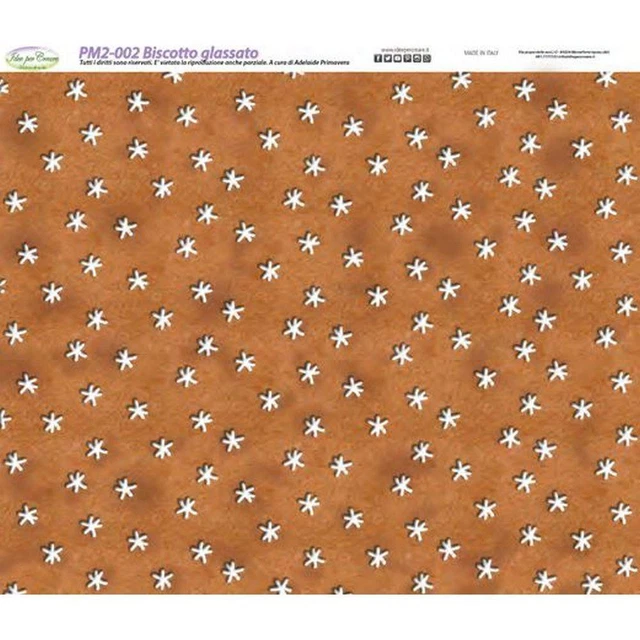 Pannolenci Stampato Biscotto Glassato Cucito Creativo