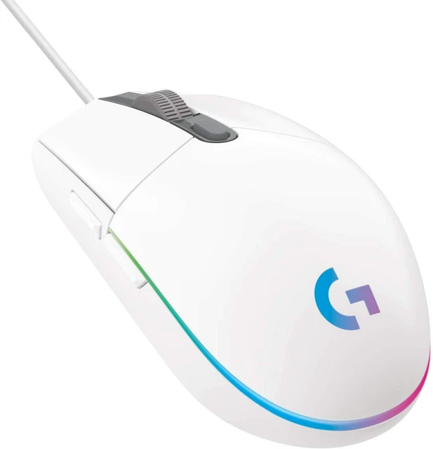 Logitech G203 LIGHTSYNC Gaming-Maus - Weiß