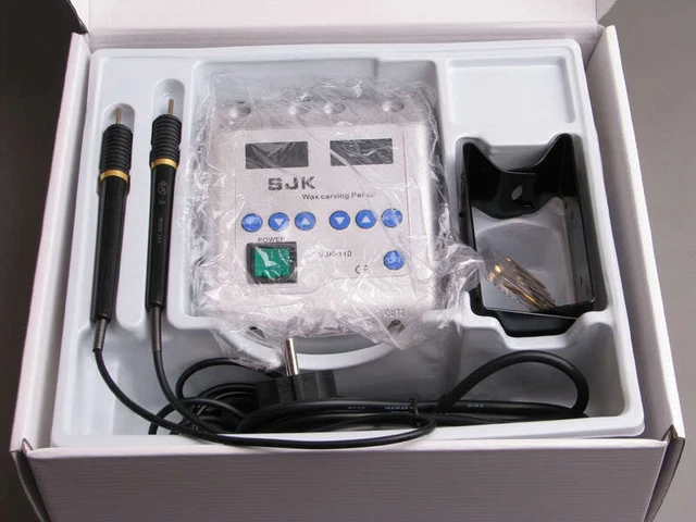 Dental Lab Digital Electric Wax Waxer Carver Double Carving Pen/pencil 6 Tip box
