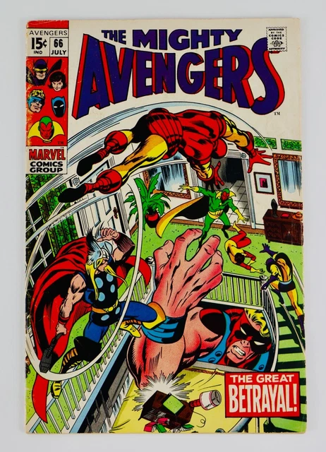 Avengers #66 1969 First Ultron-6 Appearance 1st No Reserve!