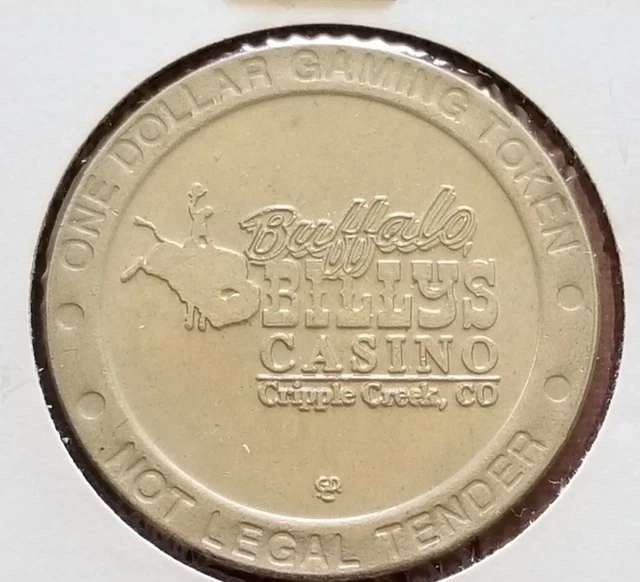 OBSOLETE! VTG BUFFALO BILLY'S CASINO (Cripple Creek) $1 GAMING TOKEN