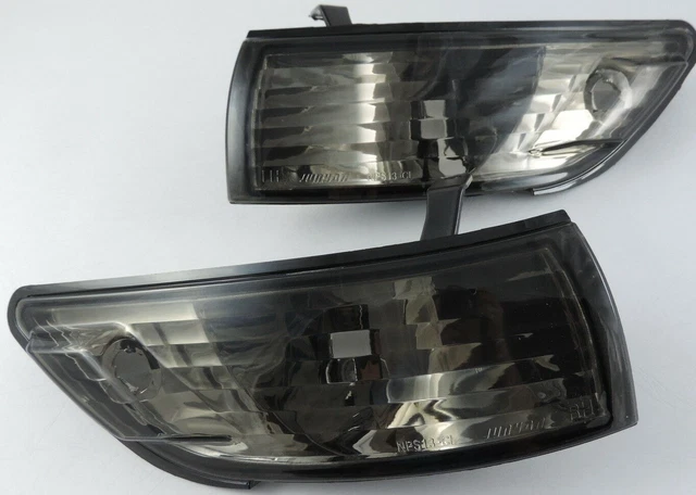 Corner Lights Lamps For 1988 89 90 91 92 1993 NISSAN SILVIA S13 -Smoke Black Corner Lights Lamps For 1988 89 90 91 92 1993 NISSAN SILVIA S13 -Smoke Black