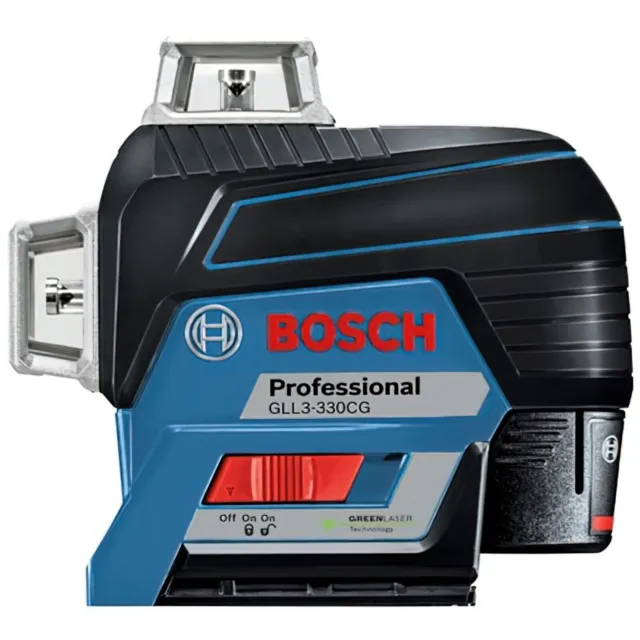 Bosch 3 Plane Self Leveling Laser GLL3-330CG-B 360 Green Beam - Full Kit NEW 3