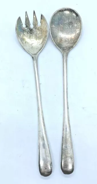 Silver Plated Italian Salad Serving Set