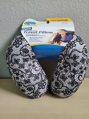 Cloudz Microbead Travel Neck Pillow Flower Pattern The Original Comfortlite