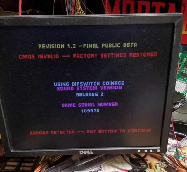 Ultimate Mortal Kombat 3 Pcb Jamma Arcade 1.3 Revision Beta Hack Roms!!! Midway Ultimate Mortal Kombat 3 Pcb Jamma Arcade 1.3 Revision Beta Hack Roms!!! Midway