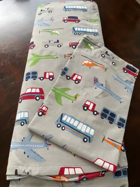 Edredón y estuche estándar Pottery Barn Kids Brody Q/F (1) - gris - usado