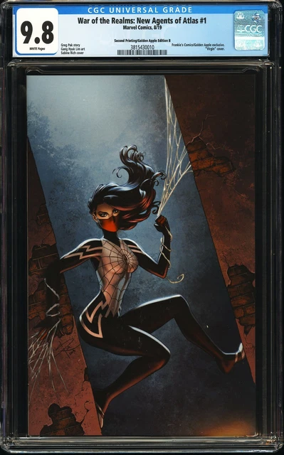 War of the Realms: New Agents of Atlas #1 cgc 9.8 Sabine Rich virgin variant