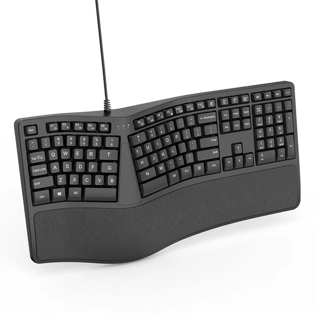 K9 ERGONOMIC KEYBOARD with Wrist Rest Split Keyboard Gaming Keyboard ...