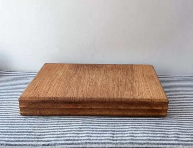 Rustic Chunky Bread Cutting Board Small Rectangular Cutting Block Kitchenalia