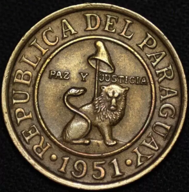 PARAGUAY ~ 1951 ~ 50 Centimos ~ Quality World Coin ☘️V - #699 ☘️
