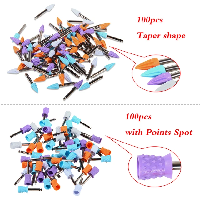 100 pcs Dental Polishing Polisher Prophy Angle Cups Latch Tooth Brush