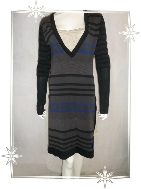 Robe Fantaisie Cop-Copine Modèle Camoza - Taille 38 - Couleur Taupe Bi-matière - Occasion Très Bon état