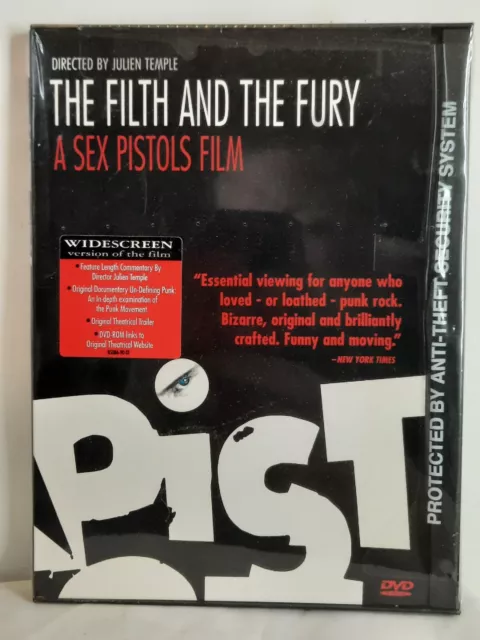 THE FILTH AND THE FURY A SEX PISTOLS FILM New Sealed DVD