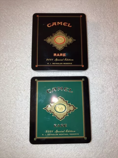 Vintage Camel Empty Tin Set, Titled RARE, 2001 Special Edition, R. J. REYNOLDS