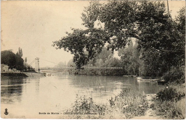 CPA AK Creteil Bords de Marne-La Passerelle FRANCE (1282373)