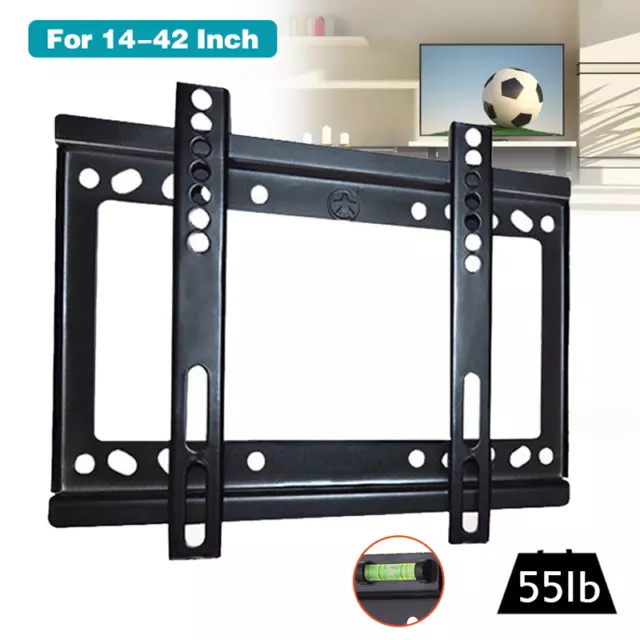 Uk Fast Home Tv Wall Bracket Mount For 14 16 21 23 26 32 42 Inch Plasma Led Lcd