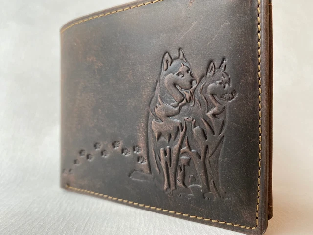 STARHIDE Portafoglio Uomo Vera Pelle Blocco RFID Piccolo - Foto 11