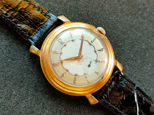 Montre Ancienne Mécanique Homme Victoire ZIM - URSS 1980 - 15 Rubis - Style Militaire - Bracelet Cuir Neuf