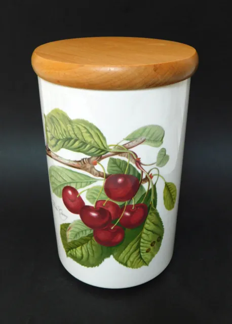 Vintage Portmeirion Pomona Storage Ceramic Cannister The Late Duke Cherry H21cm