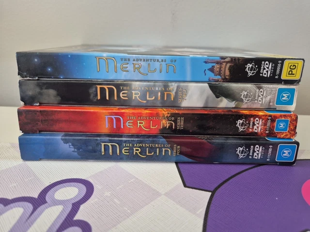 THE ADVENTURES OF MERLIN THE COMPLETE SERIES COLLECTION DVD BOXSET